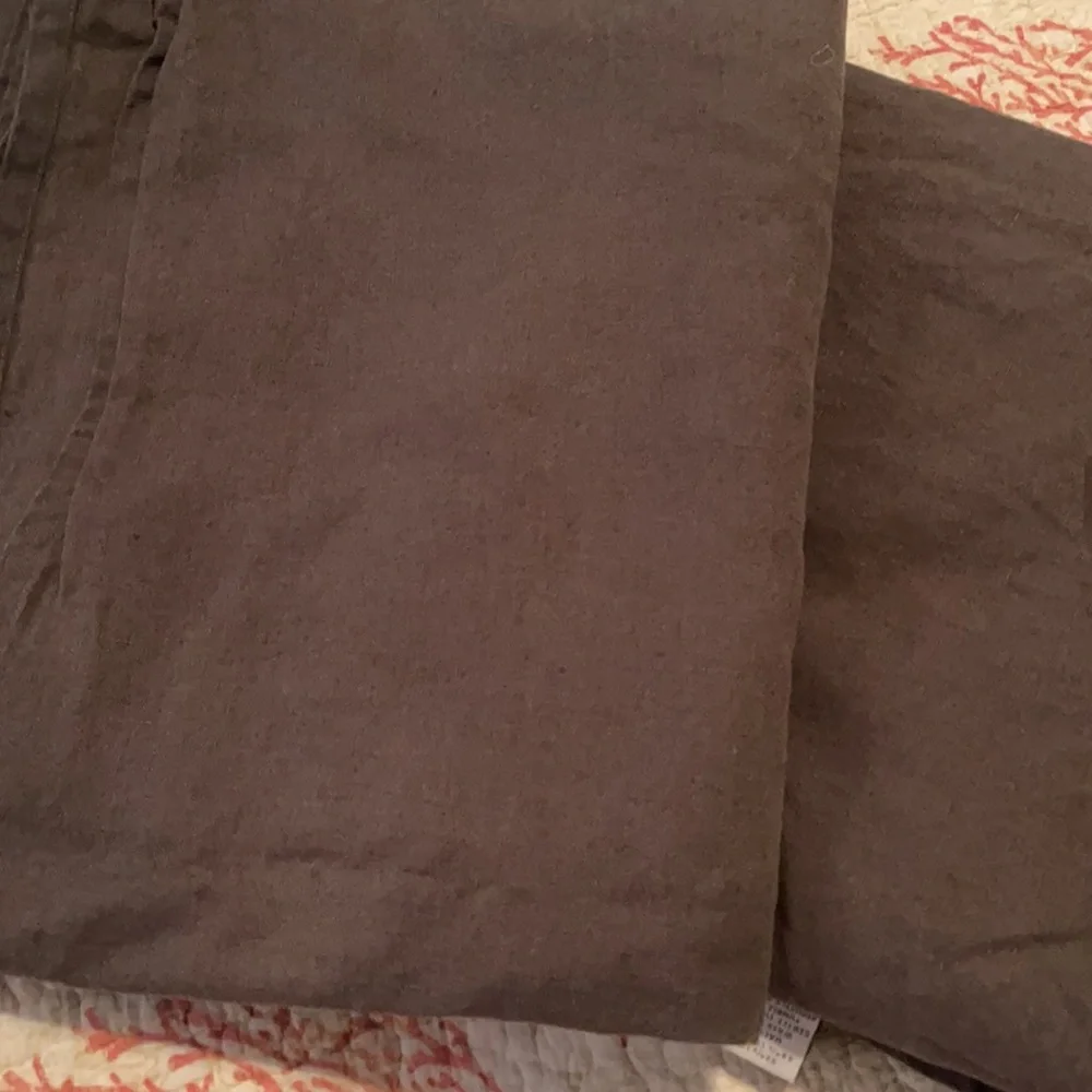 Restoration Hardware Textured Linen Drapes